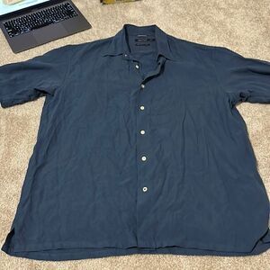 Men’s blue button down- NAUTICA